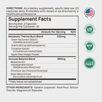 MetaBurn GLP-1 | Natural Weight Loss Support Supplement