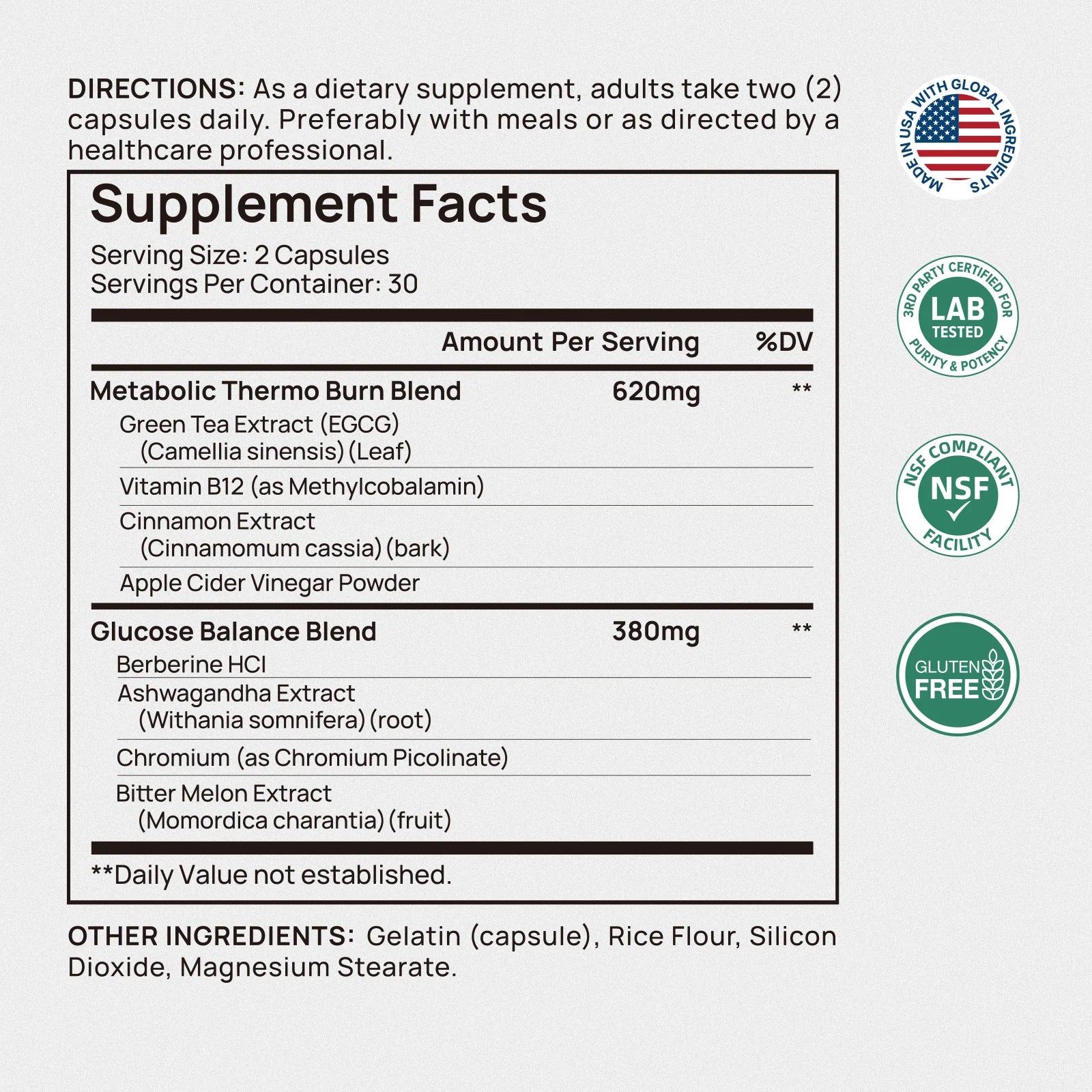 MetaBurn GLP-1 | Natural Weight Loss Support Supplement